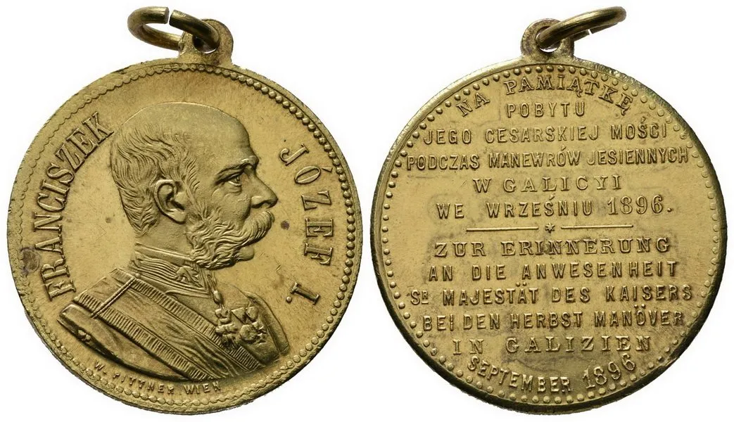 František Josef I., medaile vojenských manévrů — 1