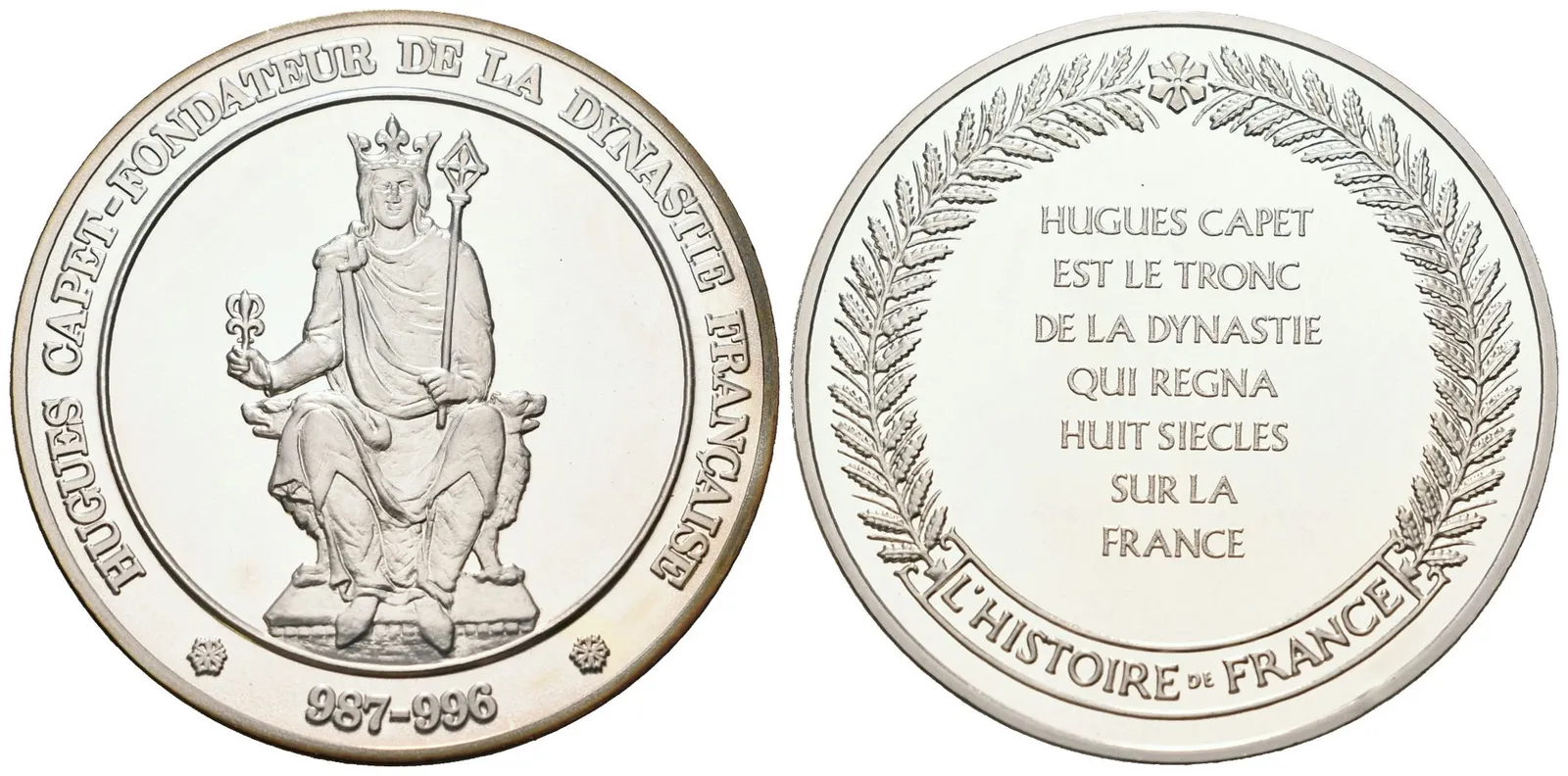 Francie - AR Medaile b.l. - Hugues Capet