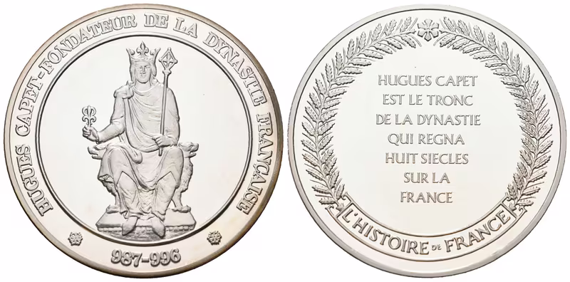 Francie - AR Medaile b.l. - Hugues Capet