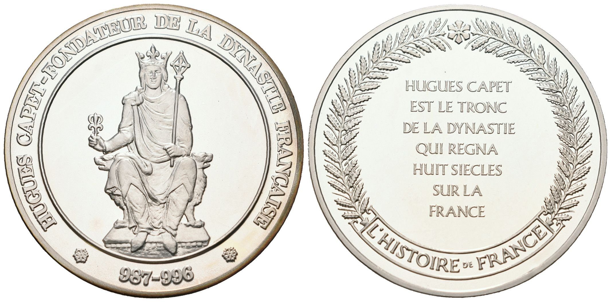 Francie - AR Medaile b.l. - Hugues Capet
