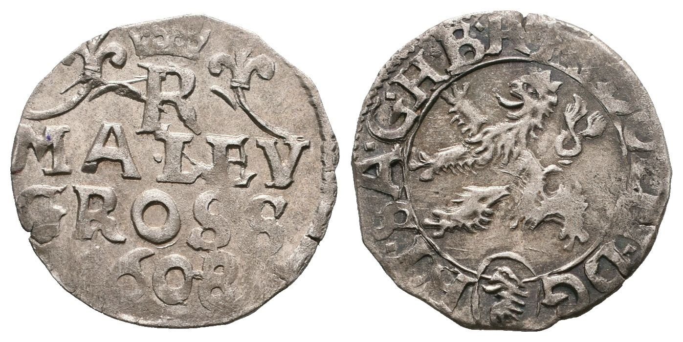 Rudolf II., Malý groš 1608, Kutná Hora