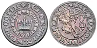 AR Medaile 1995 - Replika Pražského groše Jana Lucemburského, Ag 0,999, 26 mm (3,81 g), — 1