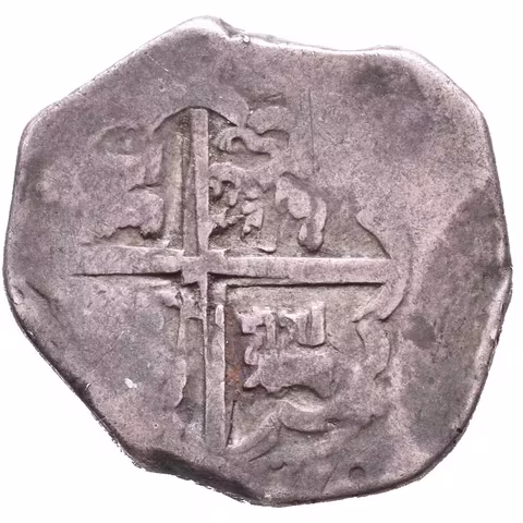 4 Reales (1606 - 1612), Toledo, Cob type, KM.36.3, pěkná zachovalost a