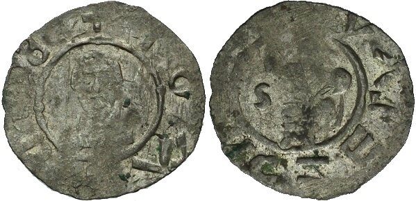 Bořivoj II., Denár, Cach 413a