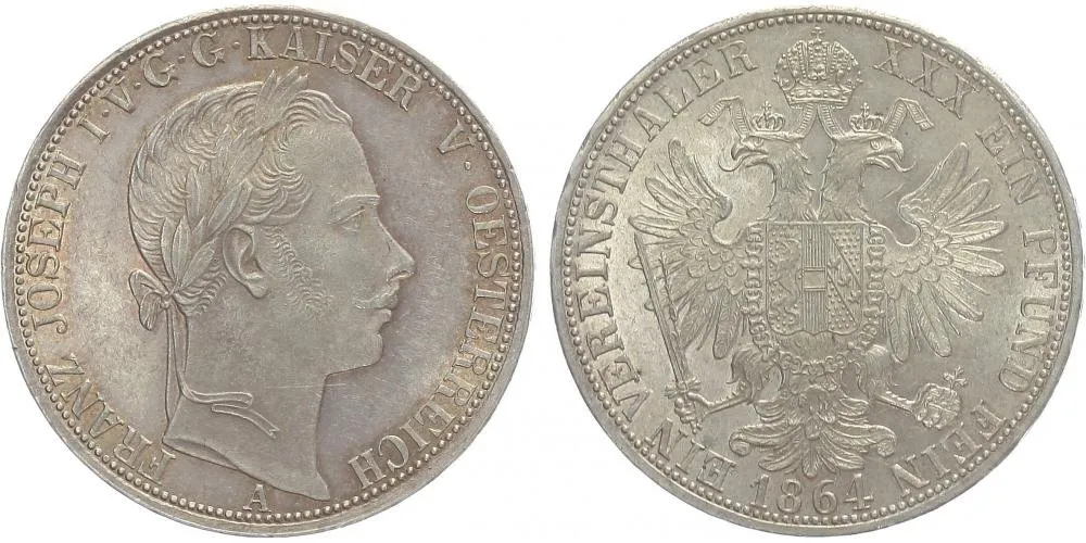 Rakouská a spolková měna, 1857 - 1892 — 1