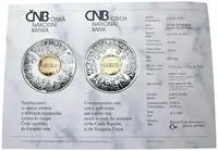 2500 Kč 2004 - Vstup České republiky do EU, etue, certifikát, — 2