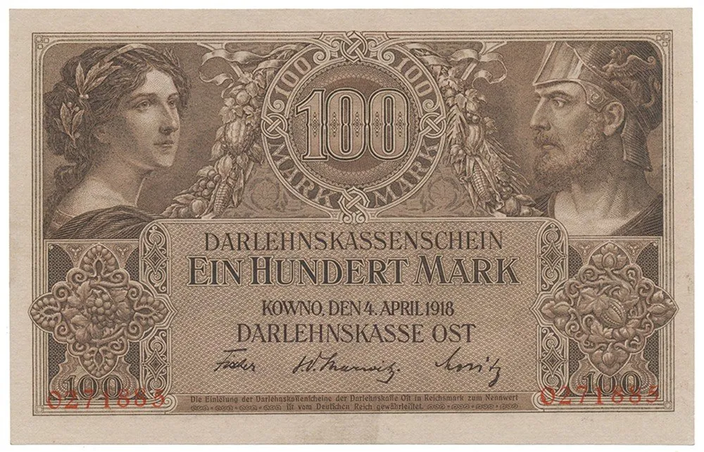 Německo - okupovaná území, 1914 - 1918 — 1