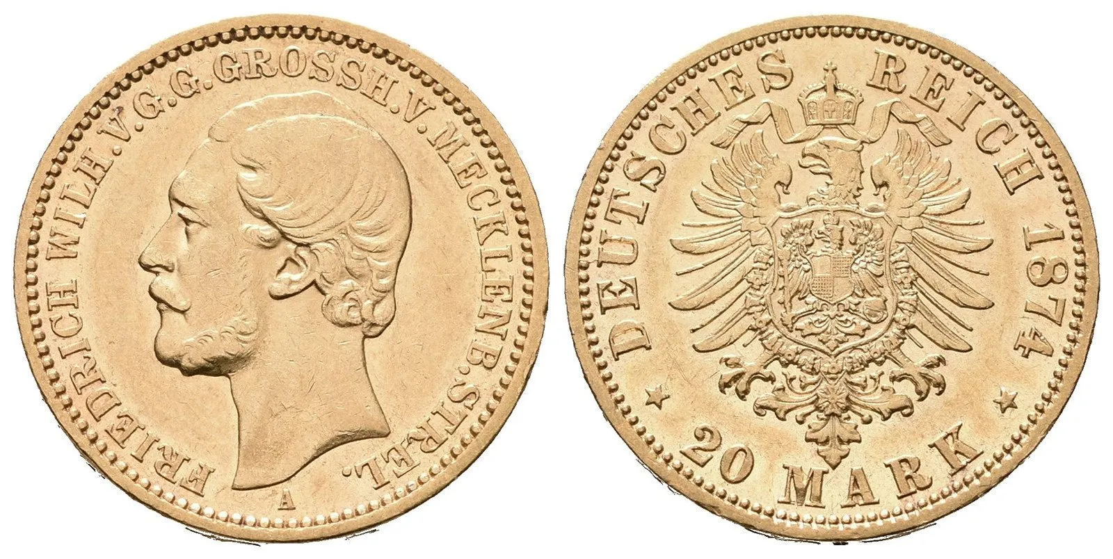 Mecklenburg - Strelitz, Friedrich Wilhelm, 1860 - 1904 — 1