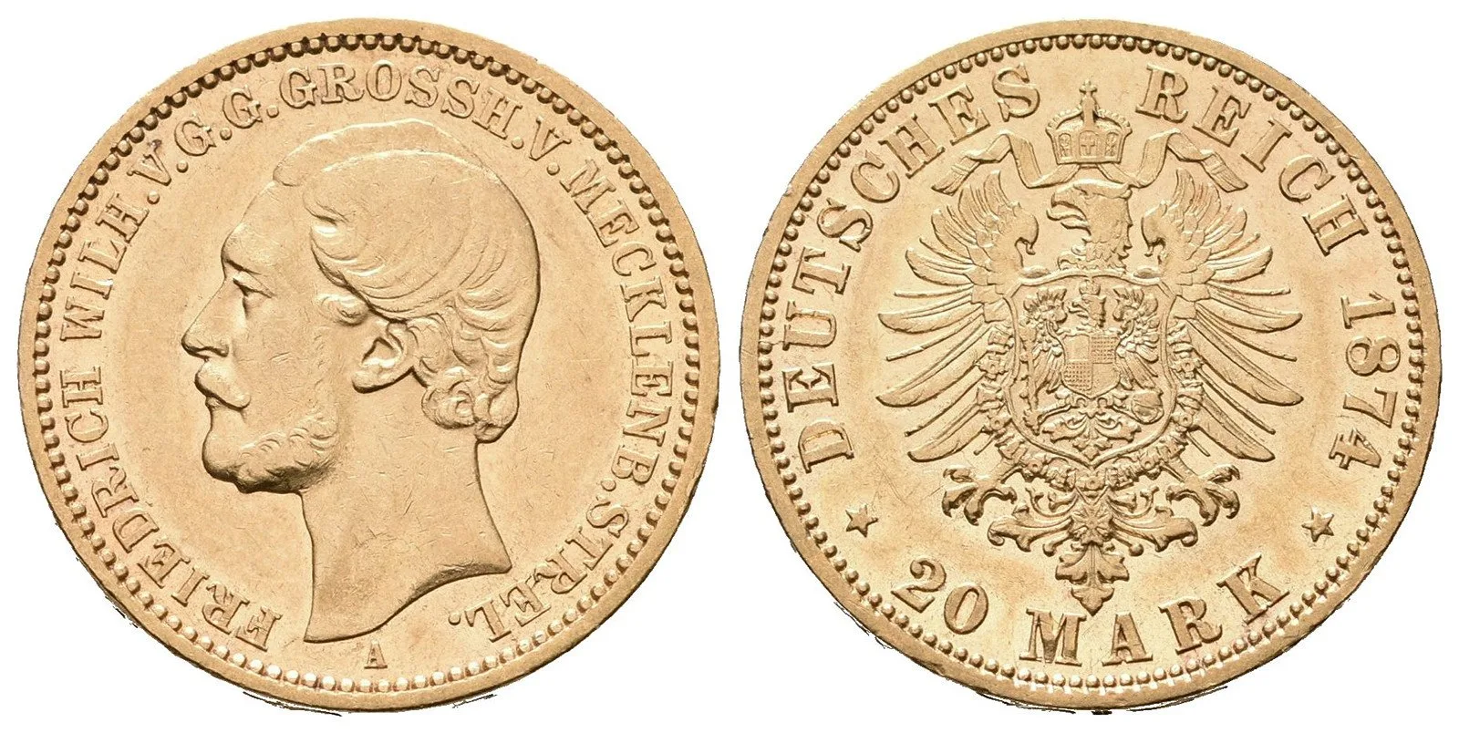 Mecklenburg - Strelitz, Friedrich Wilhelm, 1860 - 1904 — 1