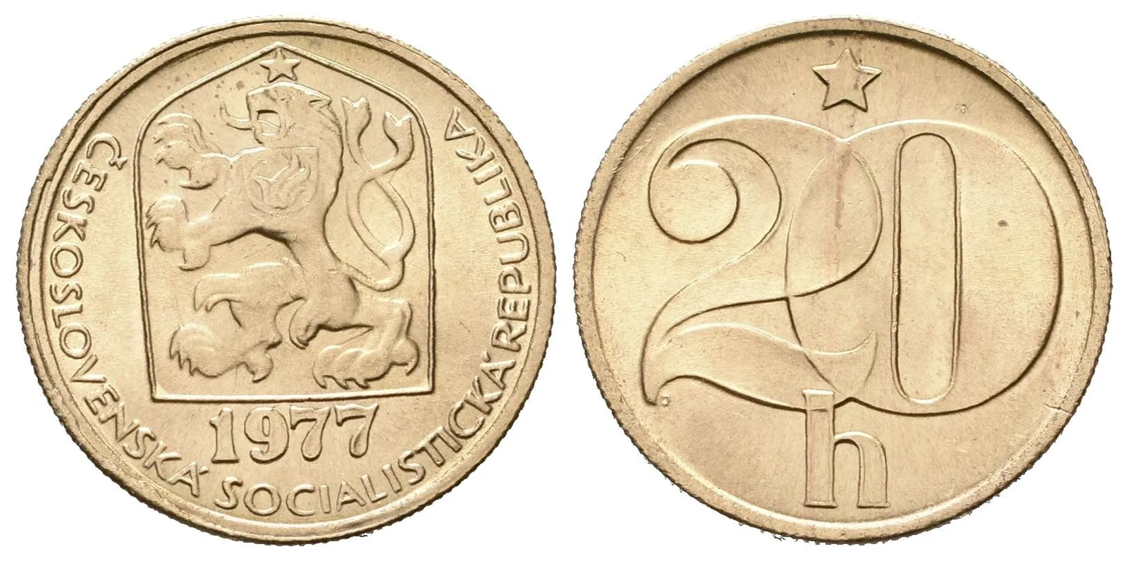 20 Haléř 1977