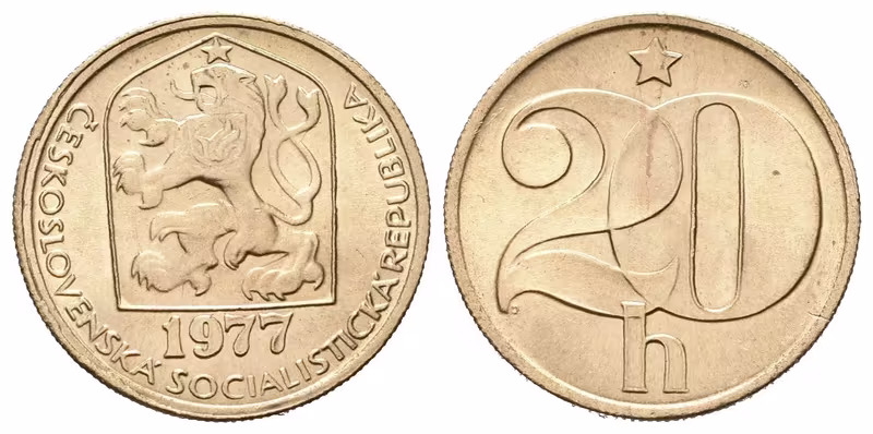 20 Haléř 1977