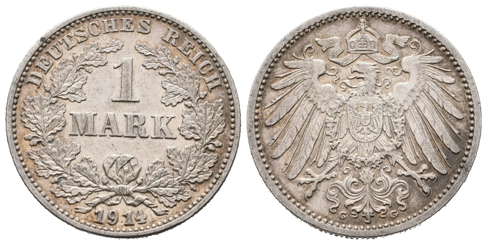 Německé Císařství, 1 Marka 1914 G
