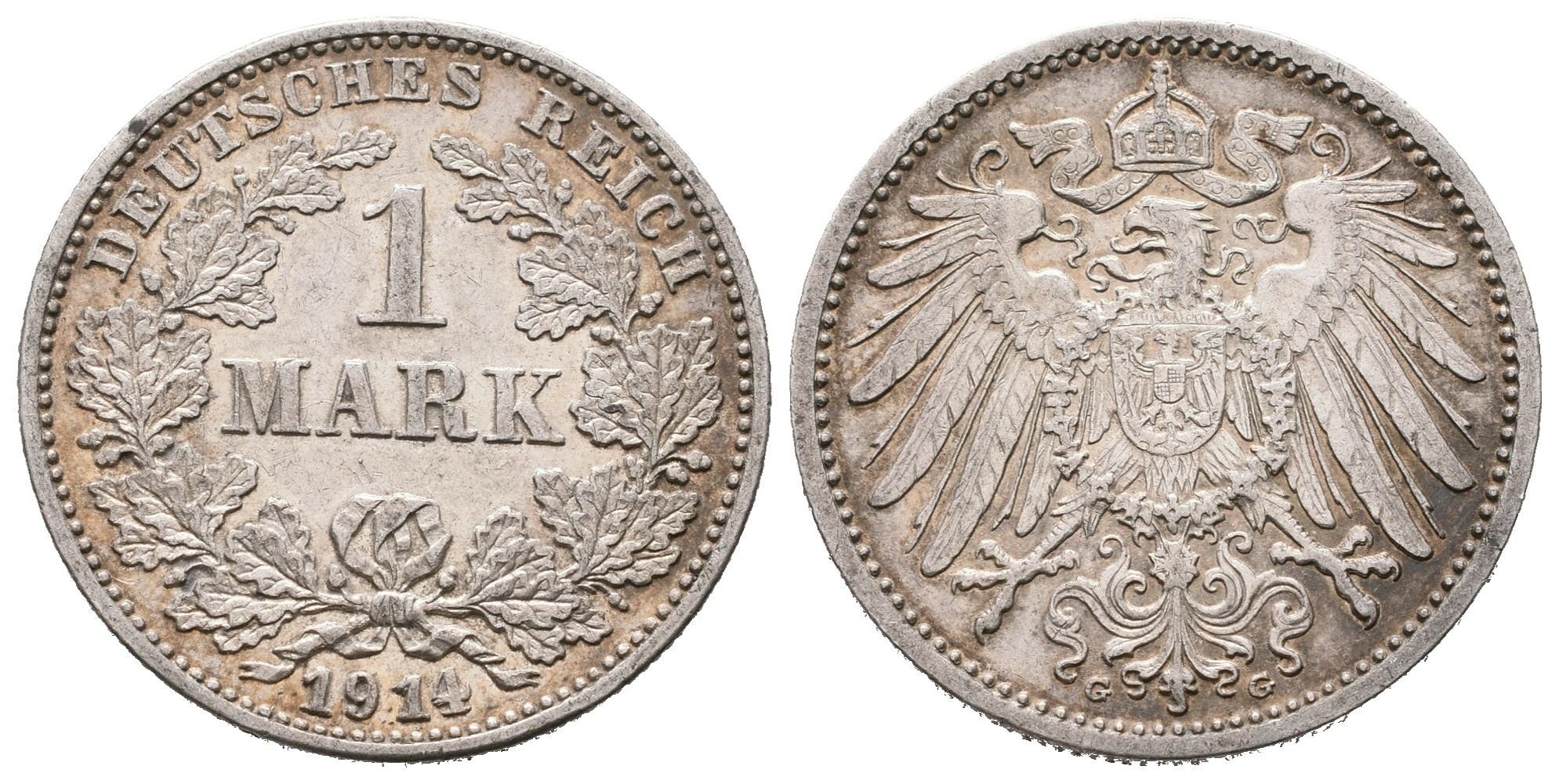Německé Císařství, 1 Marka 1914 G