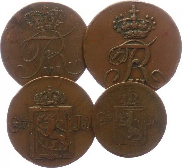 Norsko, Frederik VI., 1808 - 1839 — 1