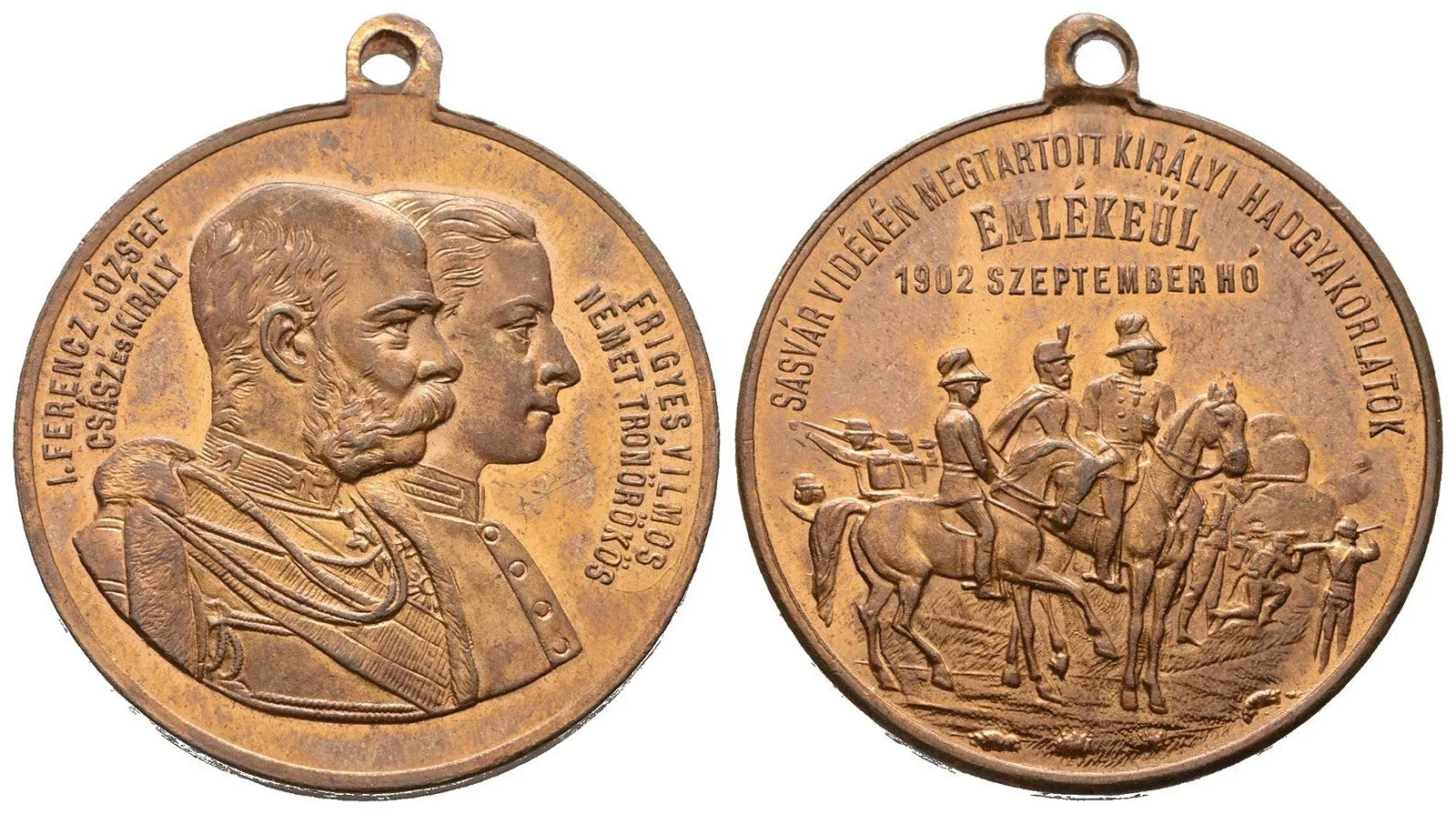 František Josef I., medaile vojenských manévrů — 1