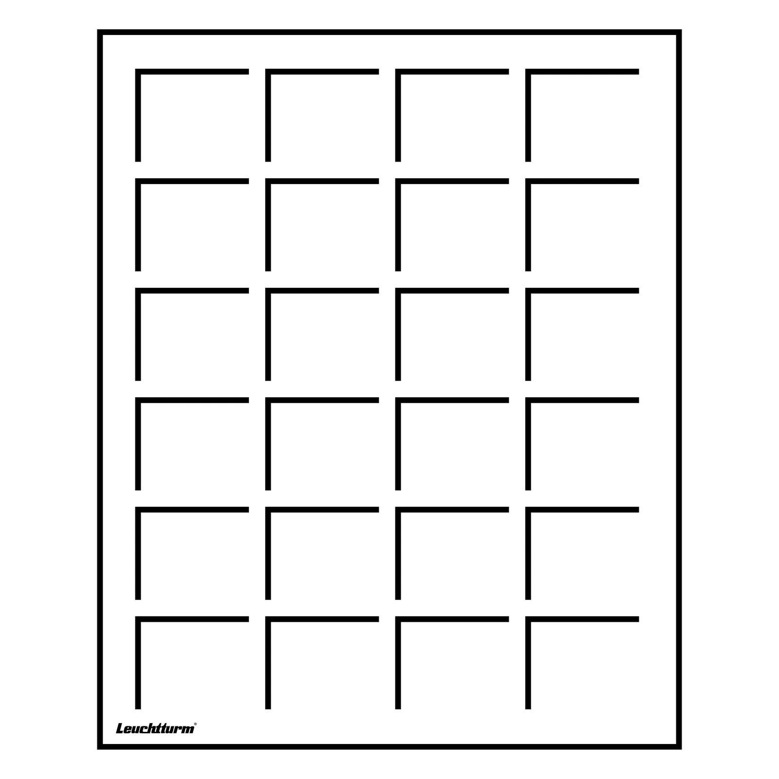 Mincovní plato S-formát - 24 políček 33x33 mm - 2 kusy