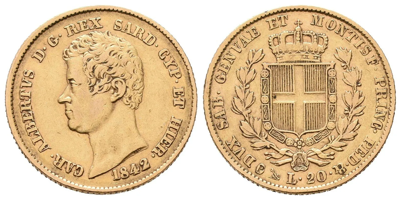 Itálie - Sardínie, Carlo Alberto, 1831 - 1849 — 1
