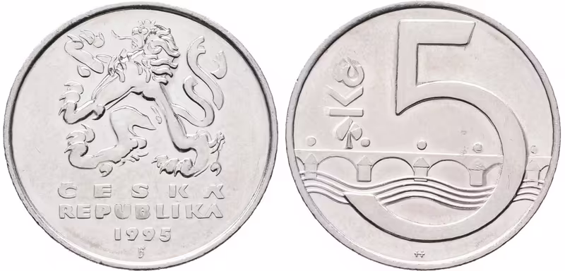 5 Koruna 1995