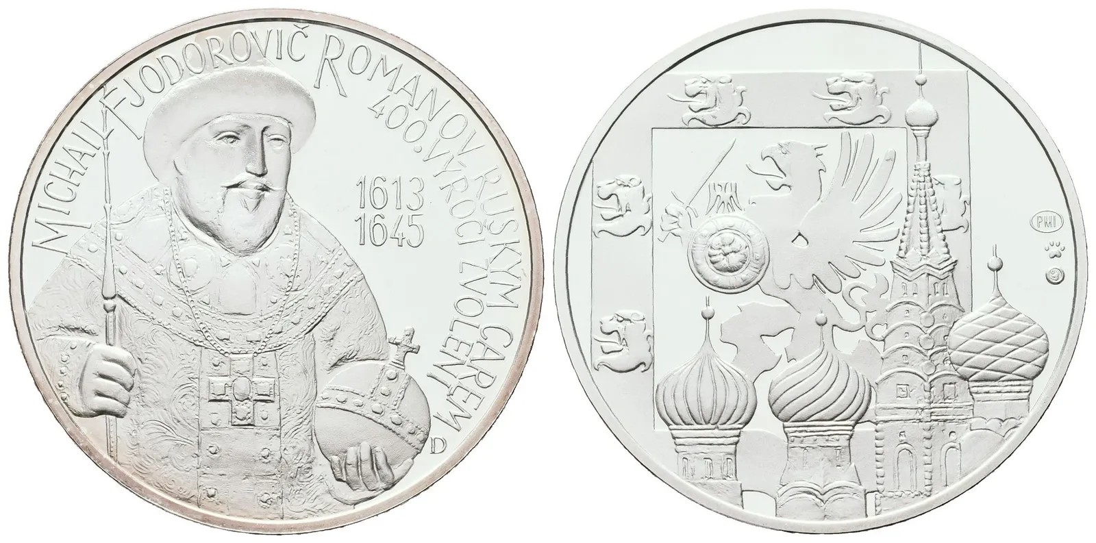 AR Medaile b.l. (2013) - Michail I. Fjodorovič Romanov - 400. výročí zvolení carem