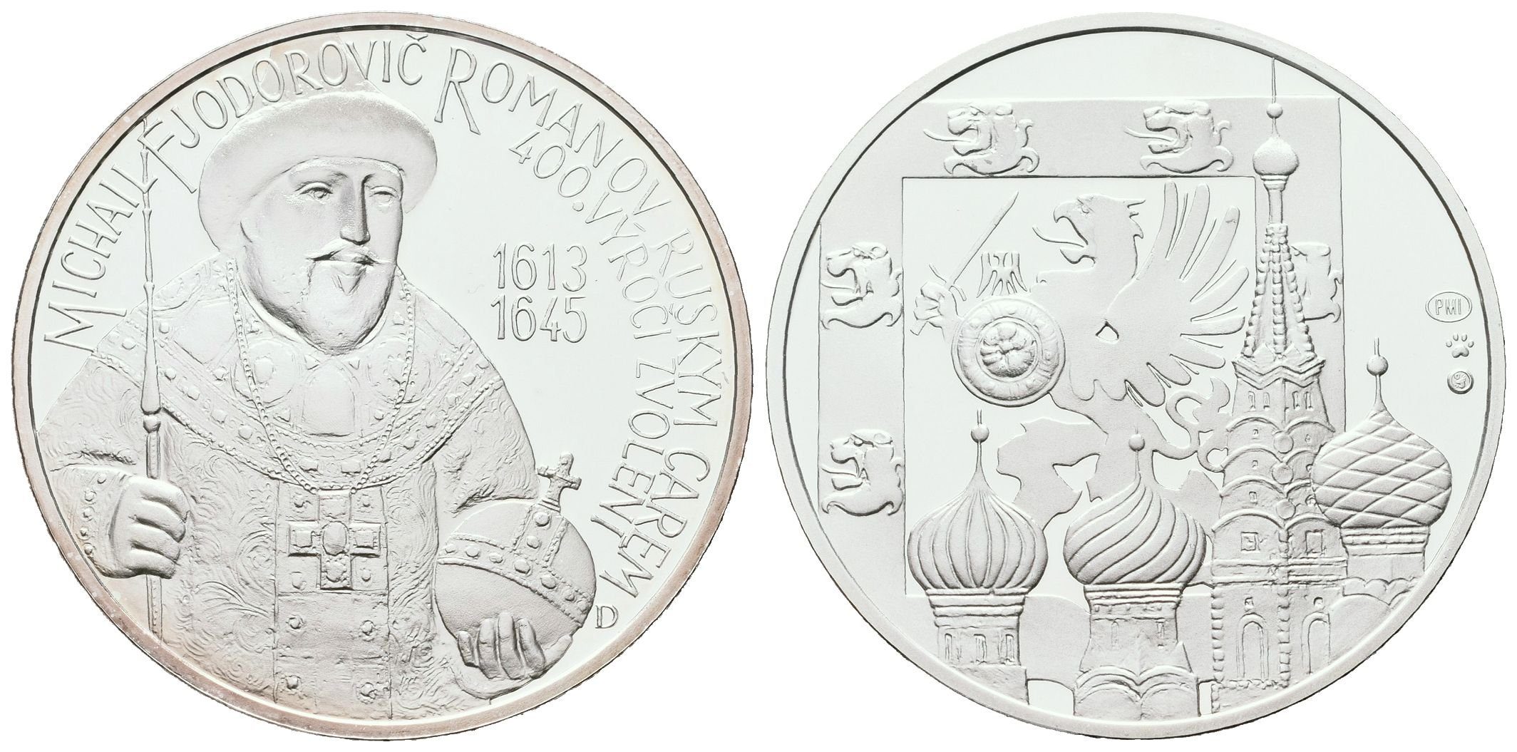 AR Medaile b.l. (2013) - Michail I. Fjodorovič Romanov - 400. výročí zvolení carem