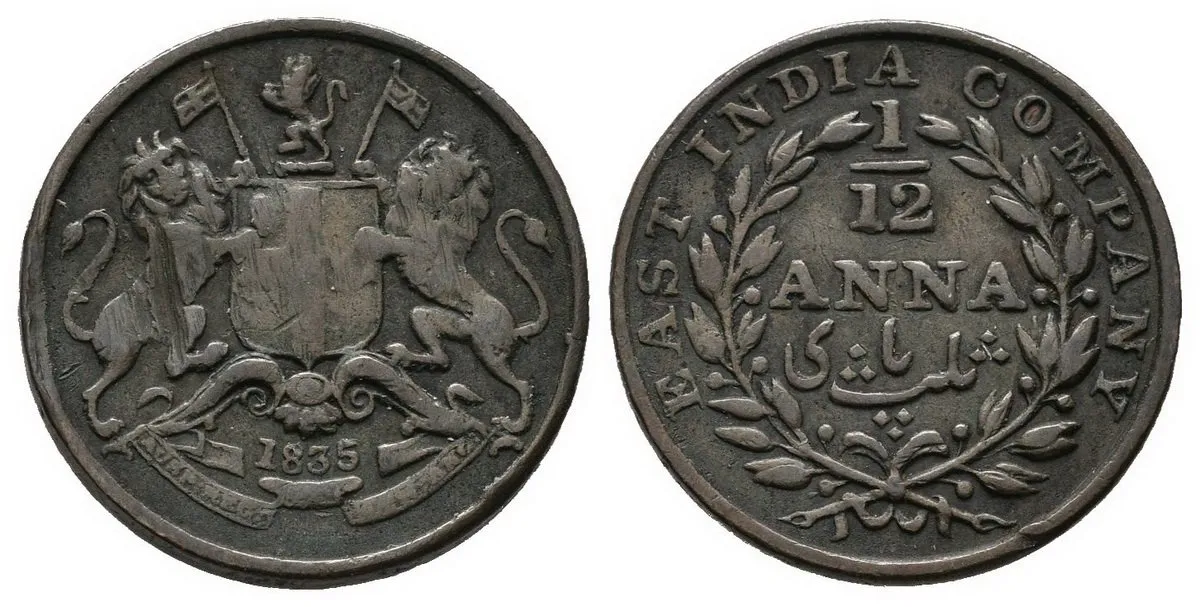 Indie - Východoindická společnost, William IV., 1830 - 1837 — 1