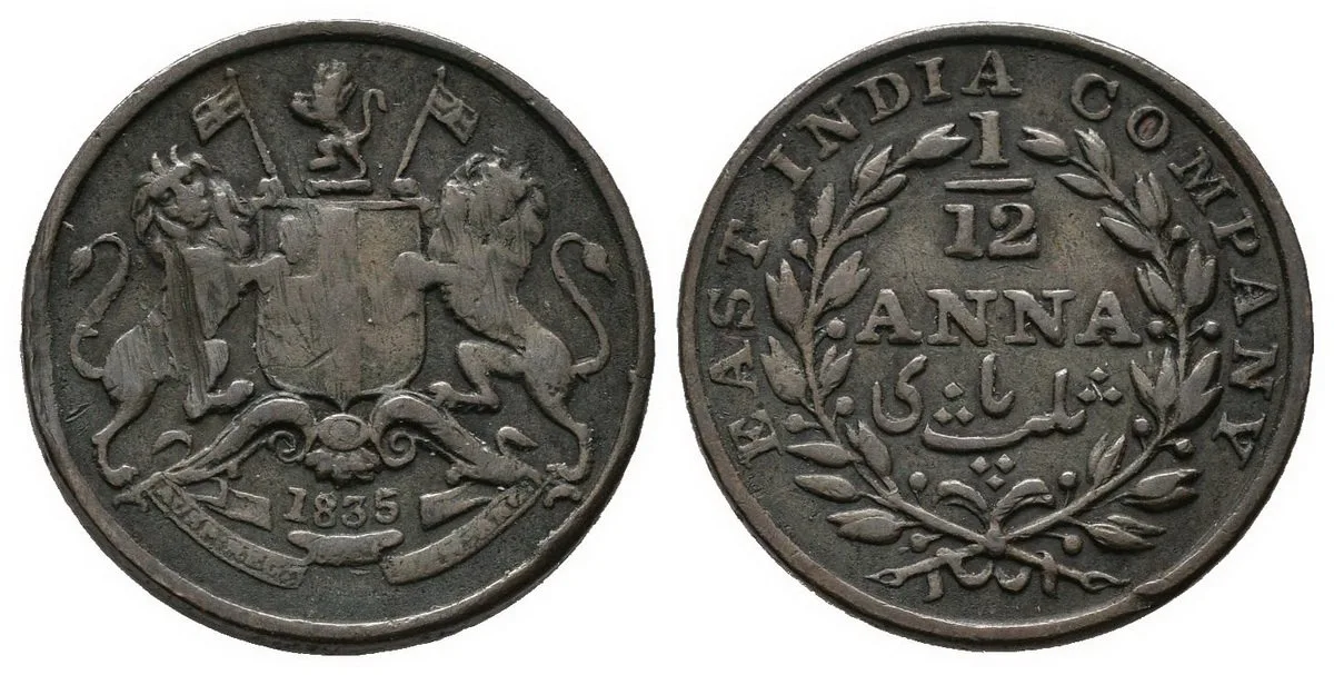 Indie - Východoindická společnost, William IV., 1830 - 1837 — 1