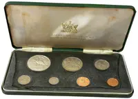 Trinidad, Sada oběžných a pamětních mincí 1971 - PROOF - fotografie 3