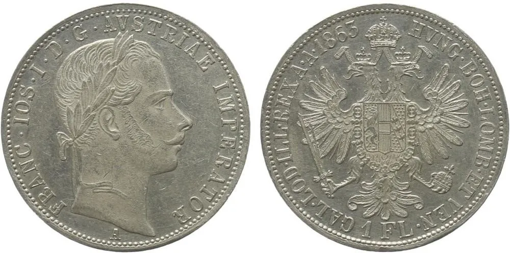 Rakouská a spolková měna, 1857 - 1892 — 1