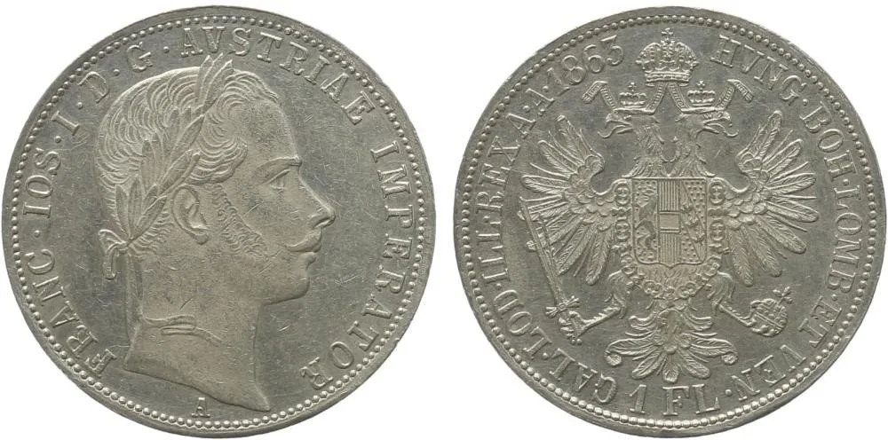 Rakouská a spolková měna, 1857 - 1892 — 1