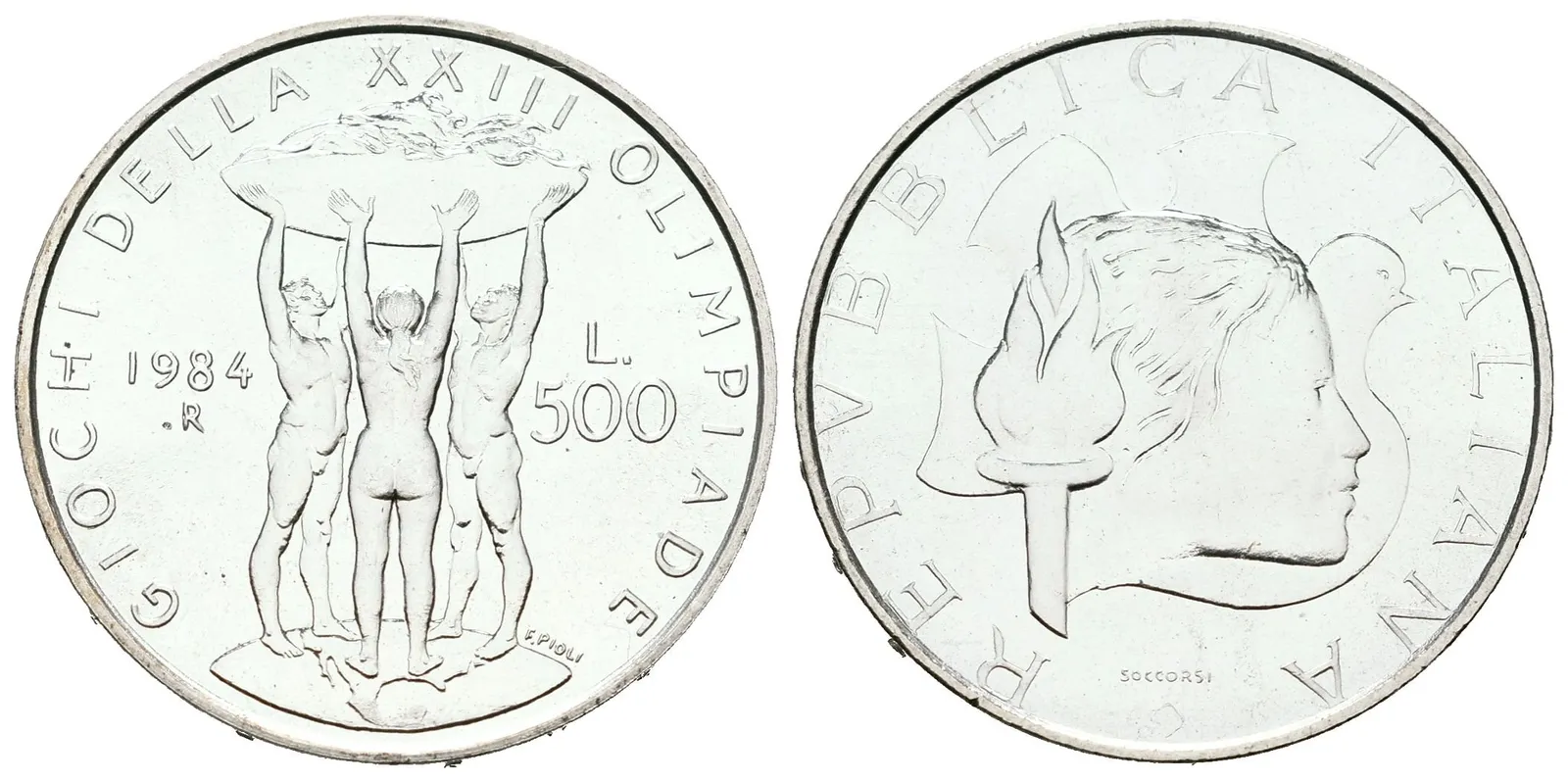 Itálie, 500 Lira 1984