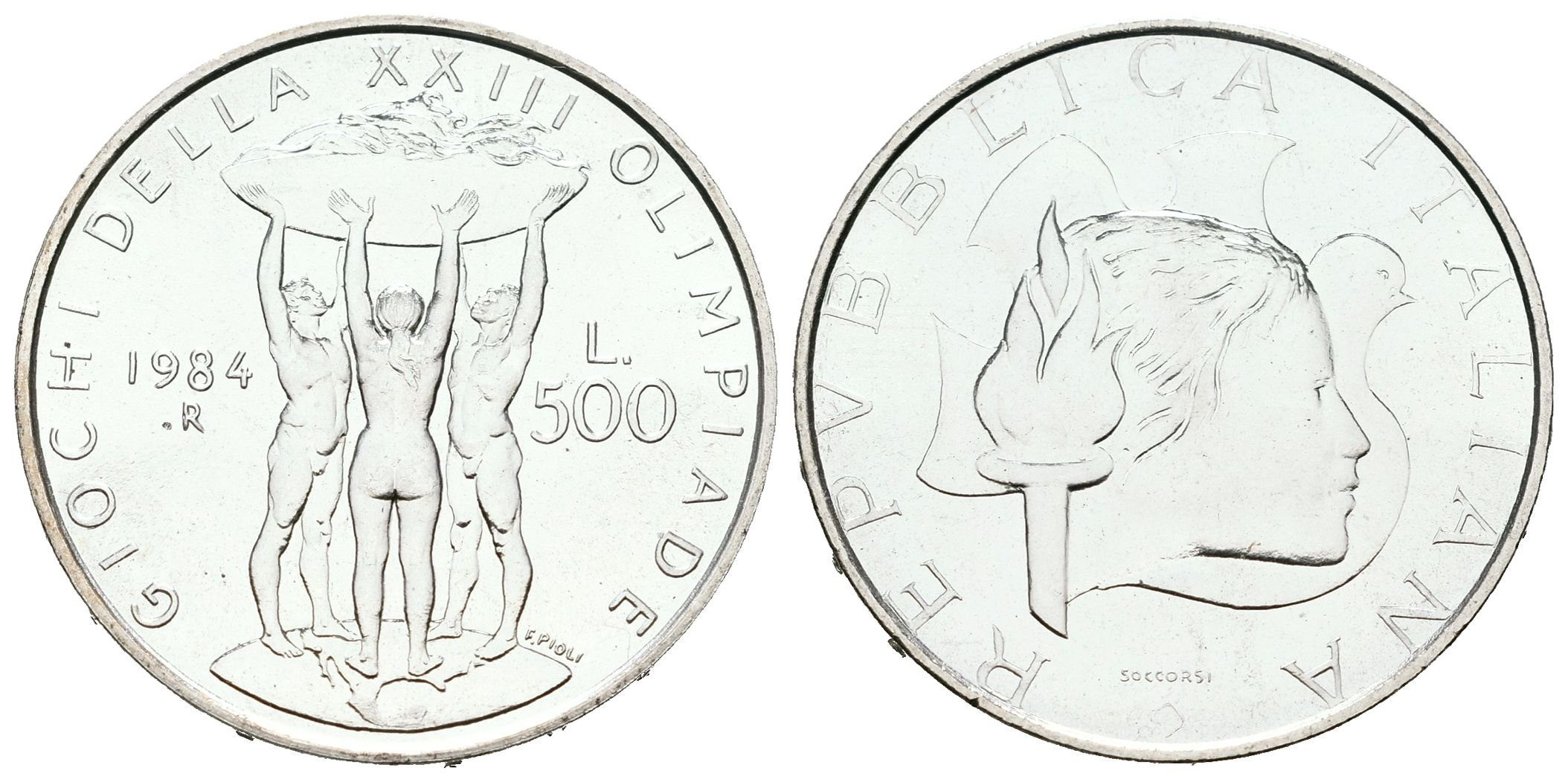 Itálie, 500 Lira 1984