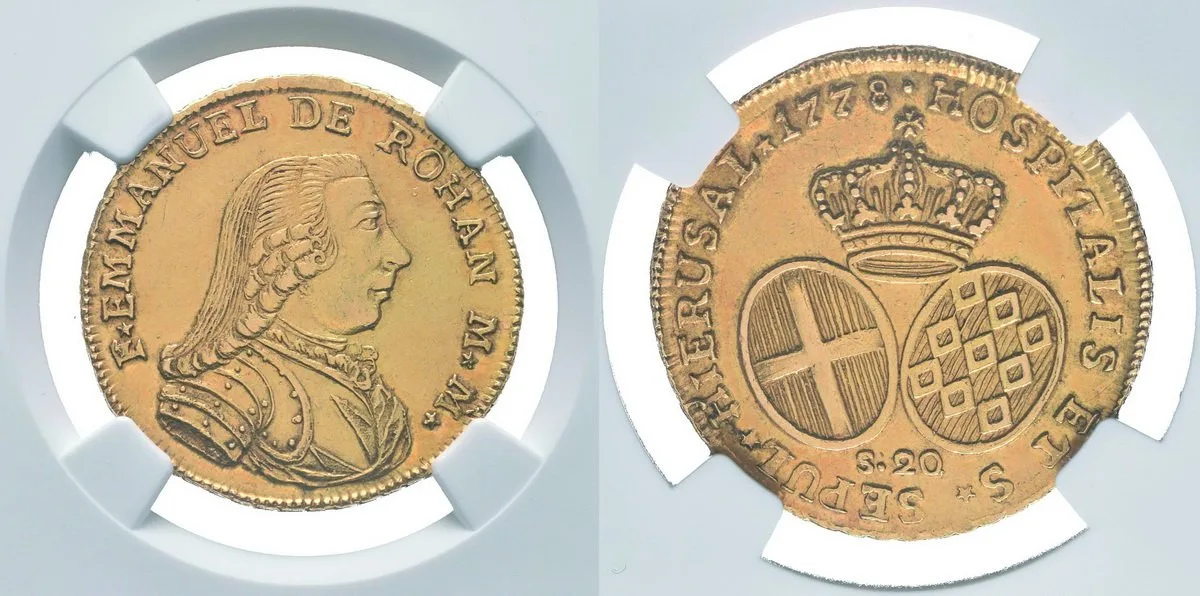 Malta - Řád Johanitů, Emmanuel de Rohan, 1775 - 1797 — 1