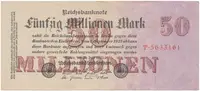 Německo, 50 Millionen Mark 1923, Ro.97a