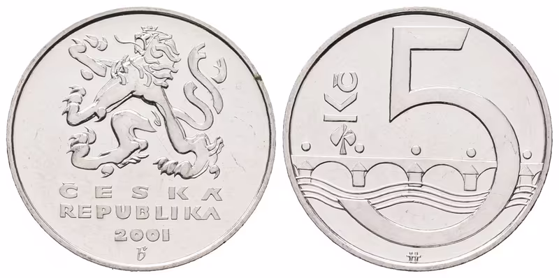 5 Koruna 2001