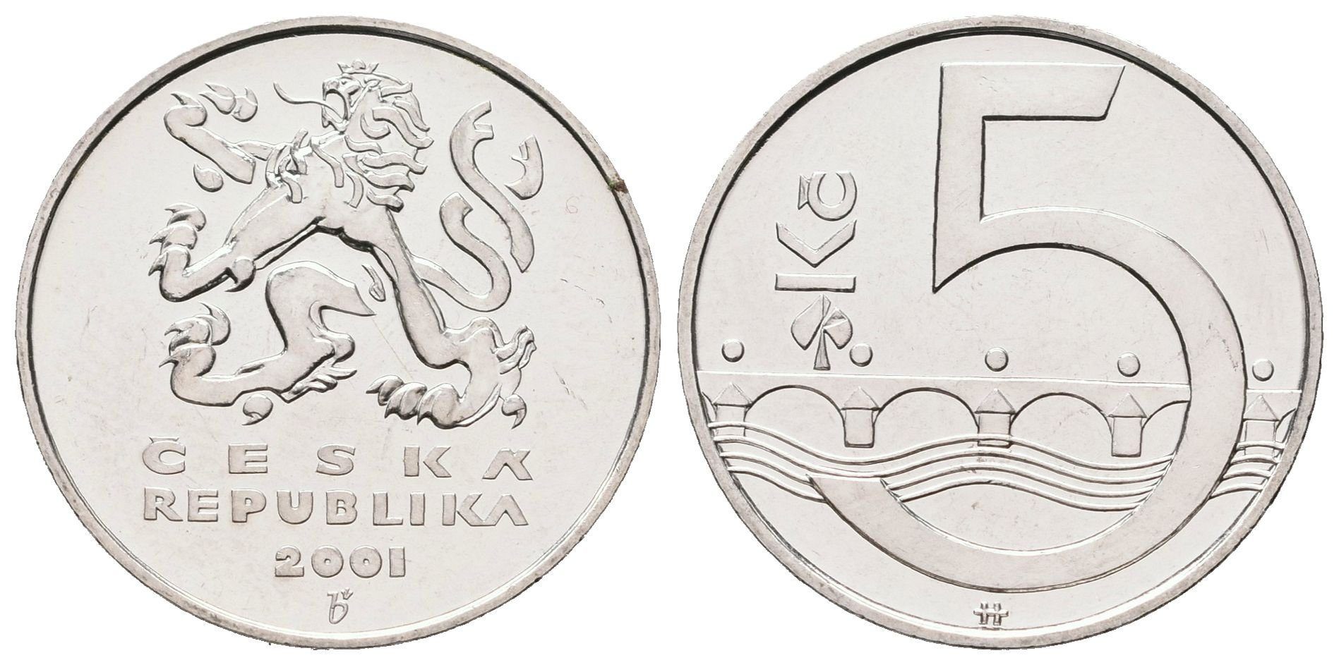 5 Koruna 2001
