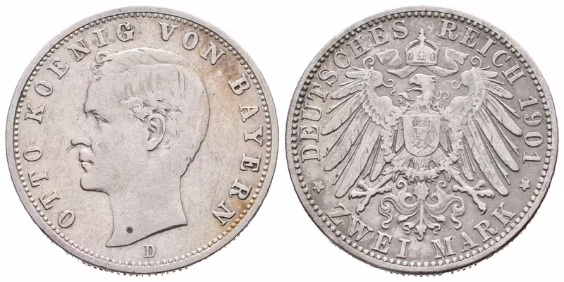 Bavorsko, 2 Marka 1901