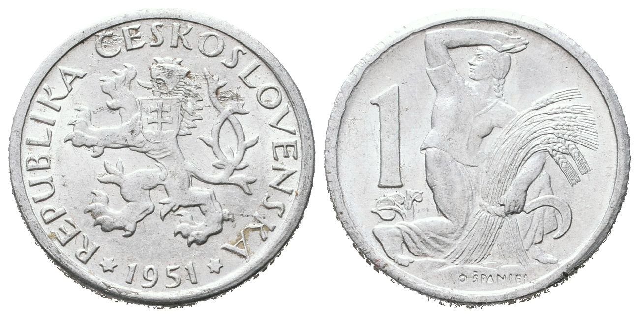 1 Koruna 1951
