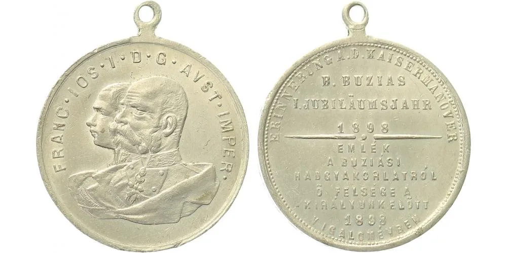 František Josef I., medaile vojenských manévrů — 1