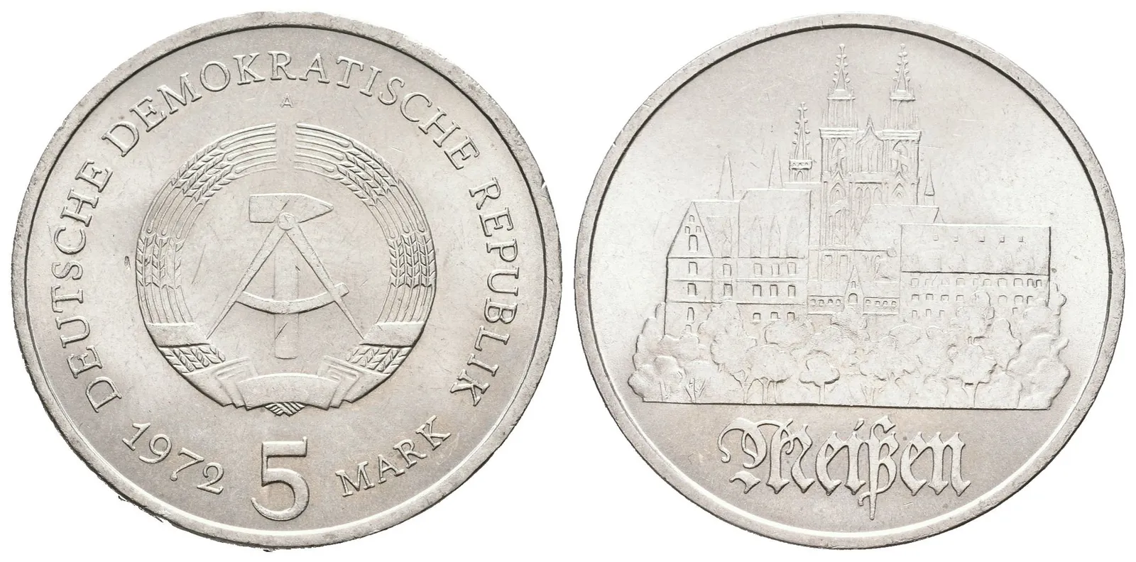 DDR, 5 Marka 1972 - Míšeň