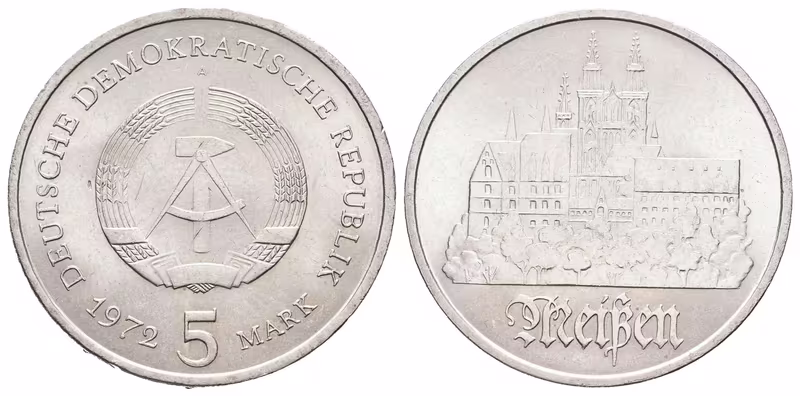 DDR, 5 Marka 1972 - Míšeň