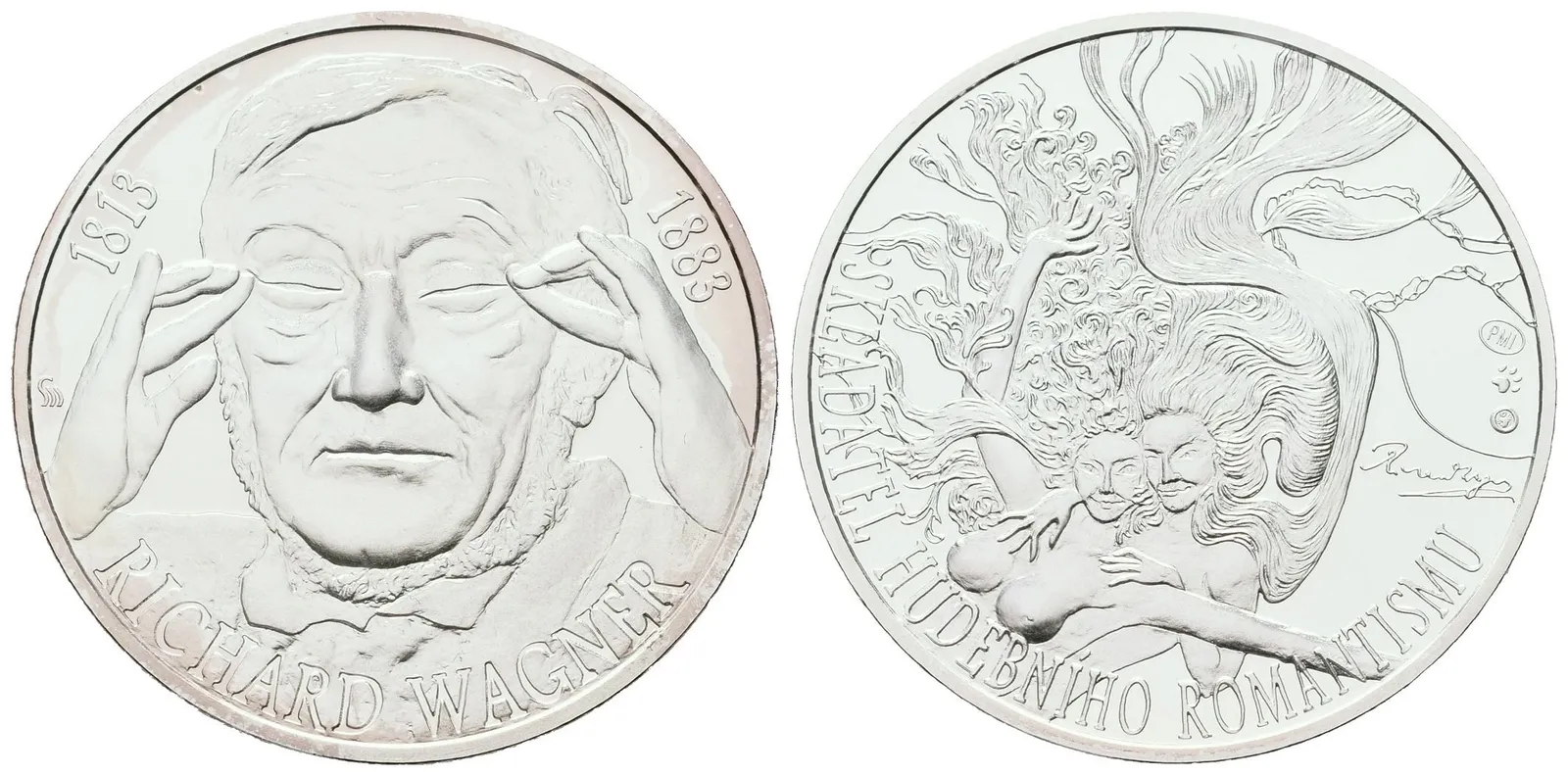 AR Medaile b.l. (2013) - Richard Wagner - 200. výročí narození