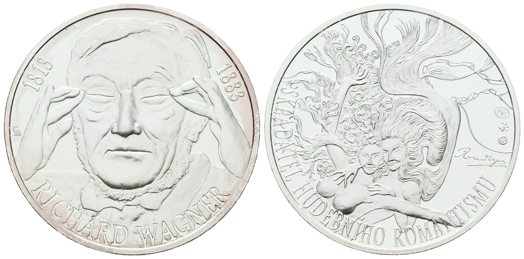 AR Medaile b.l. (2013) - Richard Wagner - 200. výročí narození