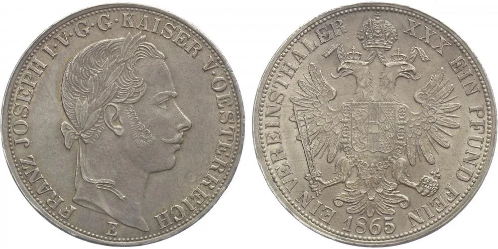 Rakouská a spolková měna, 1857 - 1892 — 1