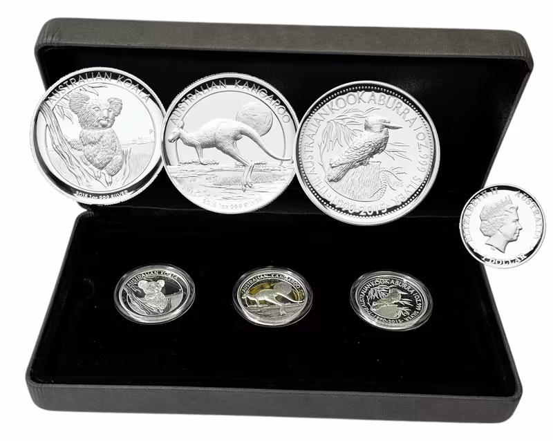 Austrálie, Sada mincí 1 Dollar 2015 (1 Oz) - High Relief