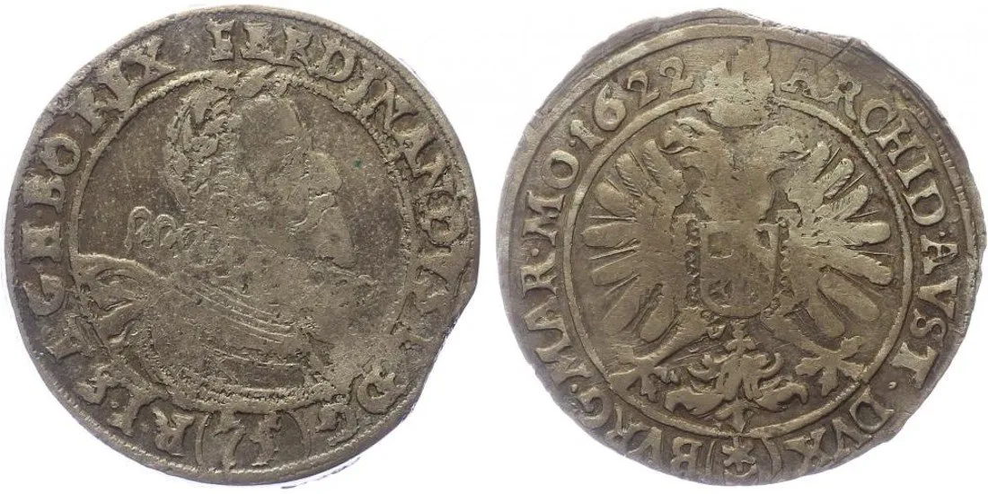 Ferdinand II., 1619 - 1637 (Mince kiprová) — 1