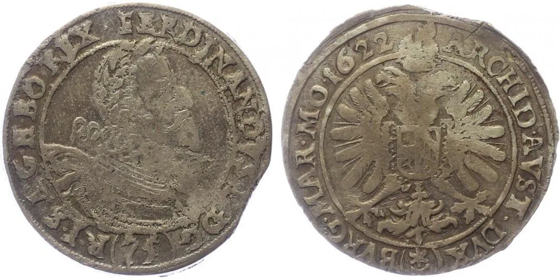 Ferdinand II., 1619 - 1637 (Mince kiprová) — 1