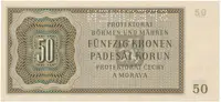 50 Koruna 1944, SPECIMEN, Hej.42a.S1 - fotografie 2