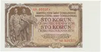 Československo, 100 Koruna 1953, tisk Praha, série HH, Hej.95b