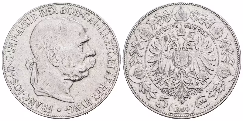 5 Koruna 1900