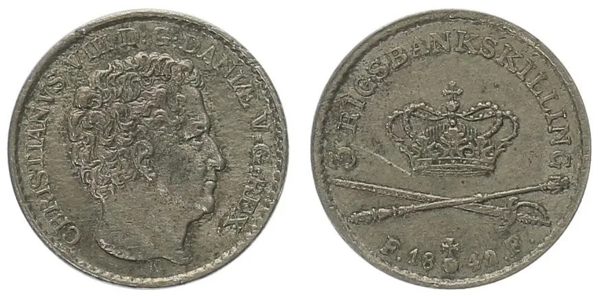 Dánsko, Christian VIII., 1839 - 1848 — 1